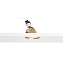 Faro Indbygnings loftlampe FRESH GU10 IP20, guld mat