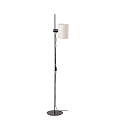 Standerlampe GUADALUPE E27 IP20, beige, sort mat 