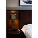 Faro wall luminaire SAVOY E27 IP20, black 