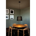 pendant luminaire SAVOY E27 IP20, black 