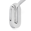 wall luminaire ETERNA E27 IP20, chrome, white 