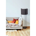 Faro Standerlampe DRUM E27 IP20, gr�, sort mat 