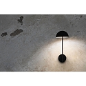 Faro Væglampe PURE LED IP20, sort mat, hvid 