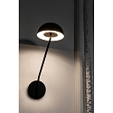 Faro Væglampe PURE LED IP20, sort mat, hvid 