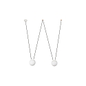 pendant luminaire MINE PC SPACE 2 flames E27 IP20, white matt 
