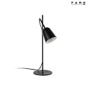 Faro table lamp STUDIO rotatable E14 IP20, black matt 