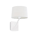 V�glampe HANDY E27 IP20, hvid mat 