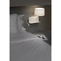 Faro V�glampe HANDY E27 IP20, hvid mat 