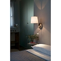 Faro Væglampe BERNI E27 IP20, nikkel satin 