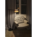 Faro floor lamp LOOP LED IP20, black matt 