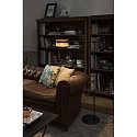 Faro floor lamp LOOP LED IP20, black matt 