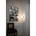 Faro wall luminaire LE LED IP20, glossy, gold 