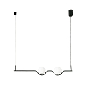 pendant luminaire LE VITA LED IP20, black matt 