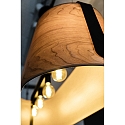 Faro Pendel STOOD 5-flammer E27 IP20, sort mat 