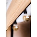 Faro Pendel STOOD 5-flammer E27 IP20, sort mat 