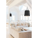 pendant luminaire TREE E27 IP20, black matt 