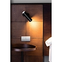 Faro wall luminaire LINK GU10 IP20, black matt 