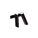 wall luminaire LINK 2 flames GU10 IP20, black matt 