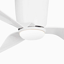 Faro Ceiling fan PEMBA L with remote control IP20, white glossy