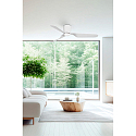 Faro Ceiling fan PEMBA L with remote control IP20, white glossy