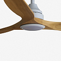 Faro Loftsventilator ALO CCT med fjernbetjening IP20, hvid mat, fyrretr�