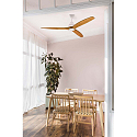Faro Loftsventilator ALO CCT med fjernbetjening IP20, hvid mat, fyrretr�