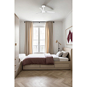 Faro Loftsventilator MINI PUNT S med fjernbetjening IP20, hvid mat d�mpbar