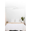 Faro Loftsventilator BARTH med fjernbetjening IP20, hvid mat