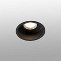ceiling recessed luminaire HYDE R GU10 IP44, black matt 