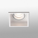Faro Indbygnings loftlampe HYDE SQ GU10 IP20, hvid mat 