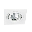 Indbygnings loftlampe RADON SQ GU10 IP20, hvid mat 