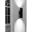 Faro V�glampe STAN 2L up / down GU10 IP20, sort mat 