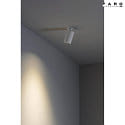 Faro ceiling recessed luminaire STAN swivelling, rotatable GU10 IP20, white matt 