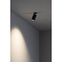 Faro Indbygnings loftlampe STAN svingbar, drejelig GU10 IP20, sort mat 