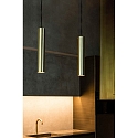 Faro pendant luminaire STAN GU10 IP20, gold, satined 