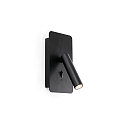 wall luminaire SUAU LED IP20, black matt 