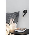 Væglampe PRESS LED IP20, sort mat 