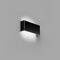 Væglampe NASH LED IP20, sort mat 