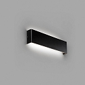 Væglampe NASH LED IP20, sort mat 