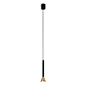 pendant luminaire DANKA LED IP20, gold, satined 