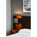 Faro wall luminaire SAMBA E27 IP20, green, black matt 