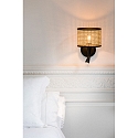 Faro wall luminaire MAMBO E27 IP20, black matt 