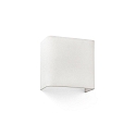 V�glampe COTTON firkantet E27 IP20, hvid mat 