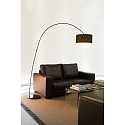 Faro Standerlampe PAPUA E27 IP20, sort mat 
