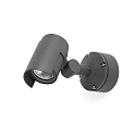 Udend�rs wall luminaire FOC 150 LED IP65, m�rkegr� 
