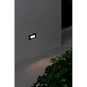 Udendørs wall luminaire DART RCT LED IP65, sort mat 