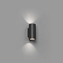 Faro Udendørs wall luminaire THON 2-flammer LED IP55, mørkegrå 