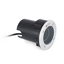 Faro Gulvindbygningslampe GEISER 180 / 10� rund, justerbar, passabel IP67, rustfrit st�l, satin 