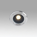 Faro Gulvindbygningslampe GEISER 180 / 38� rund, justerbar, passabel IP67, rustfrit st�l, satin 