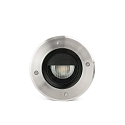 Gulvindbygningslampe GEISER 180 WALLWASHER rund, stiv, asymmetrisk IP67, rustfrit st�l, satin 